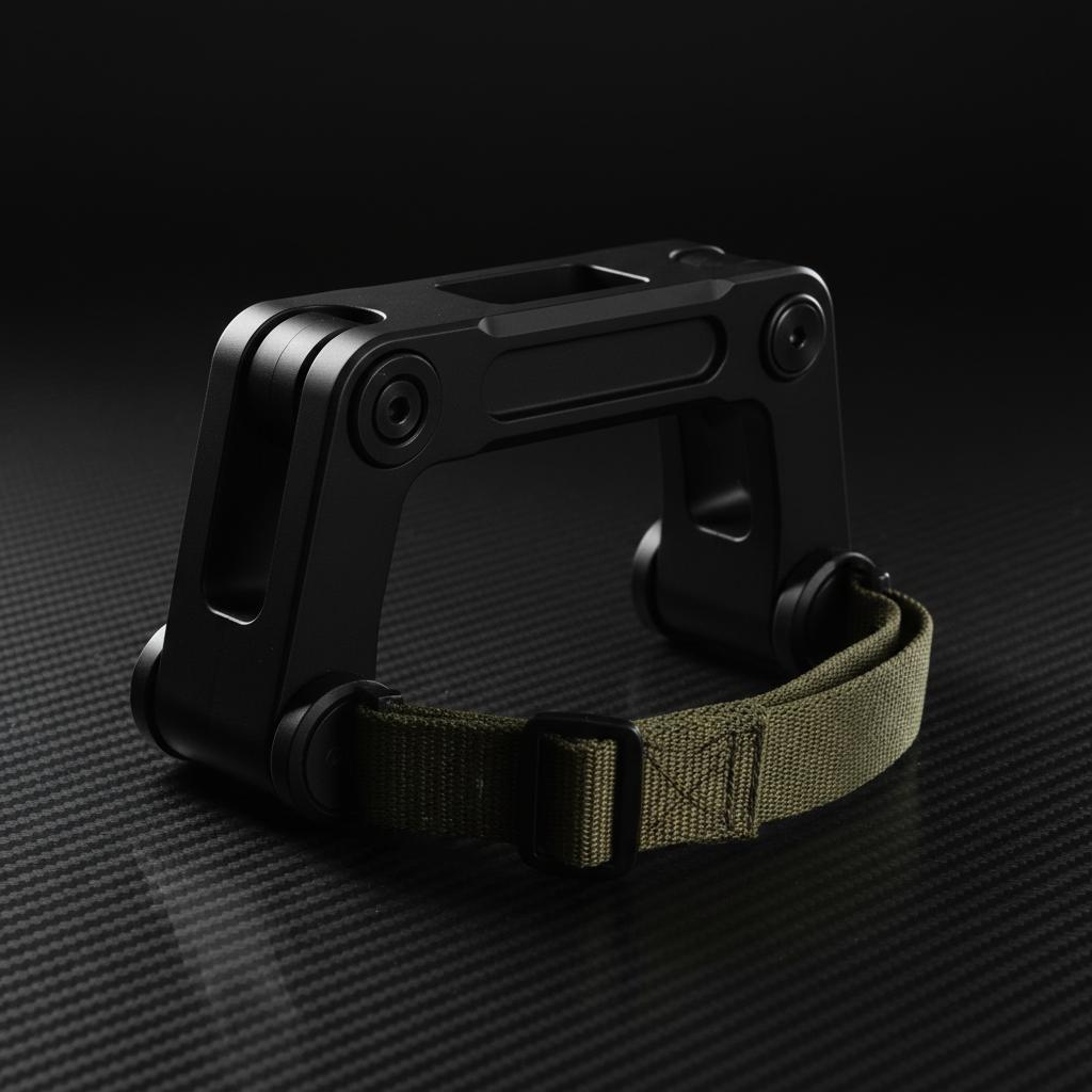 Bipod carbone léger - vue détaillée du produit